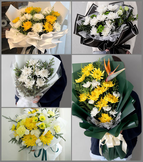 江苏泰州泰兴市根思乡老叶村白事花束代送